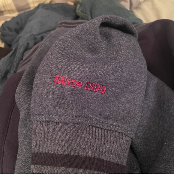 La Liga FC Barcelona Baseball Style Jacket - Men Size L - Blue - Picture 6 of 7